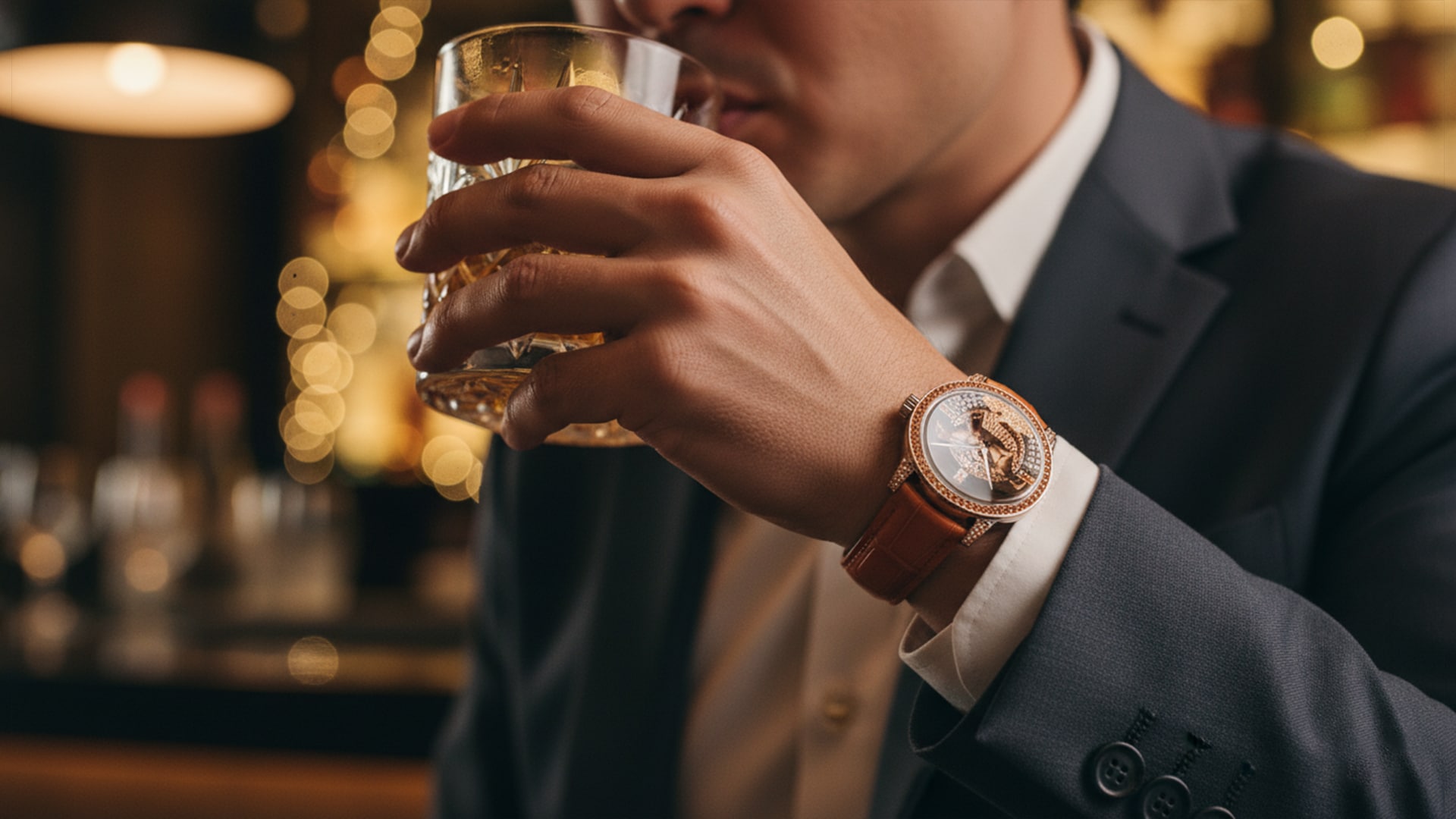 Magic Moon Fire Horse Luxury Watch Sarcar Ambience Drink