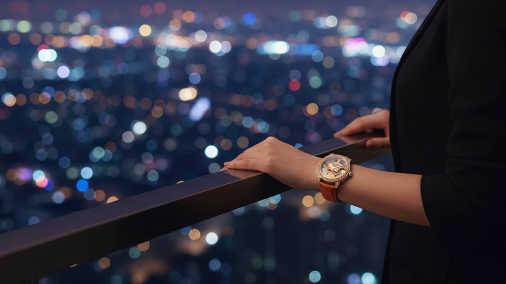 Magic Moon Fire Horse Luxury Watch Sarcar Ambience Nightlife Woman_