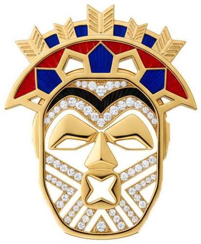 Bahati Sarcar Luxury Watch Mask Detail