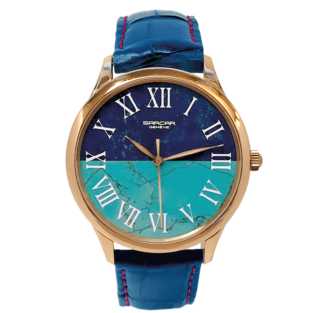 Les Executives Lapis Sarcar Swisse Luxury Watch