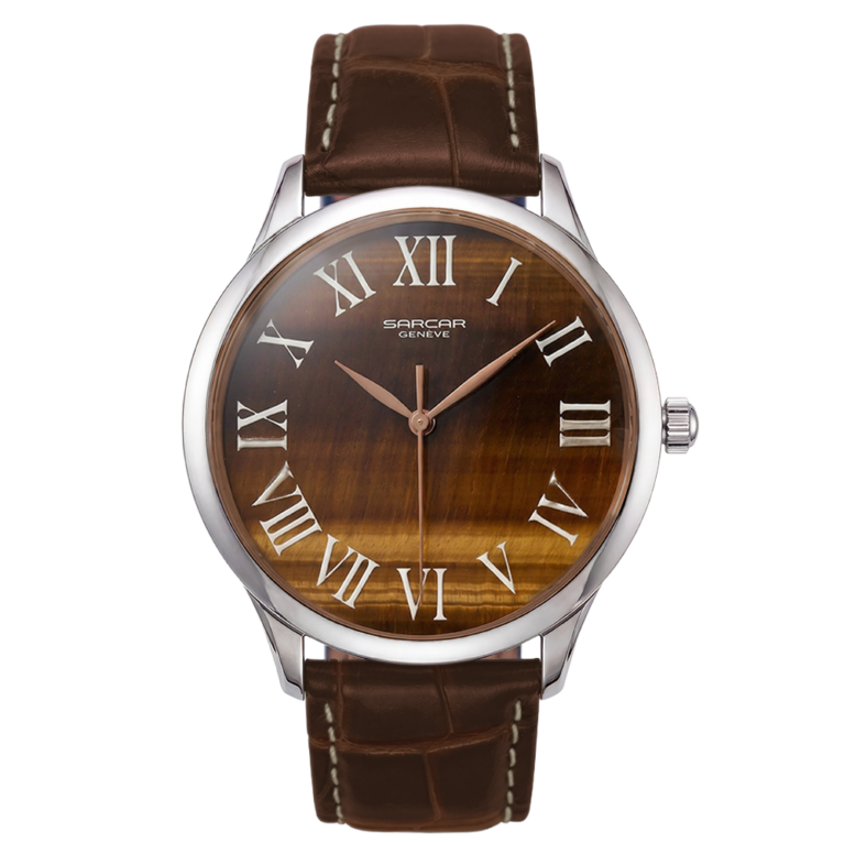 Les Executives Tiger eye Sarcar Swisse Luxury Watch